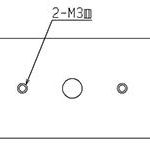 曖昧な表現を使わず、寸法を正確に記入して板金図面を作成するbefore