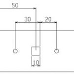 穴基準や形状基準ではなく端面基準による製図作成でコストを下げるbefore